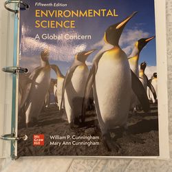 Environmental Science A Global Concern By William and Mary Ann Cunningham