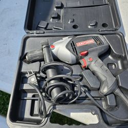 CRAFTSMAN  1/2 INCH HAMMER  DRILL 110V , LIKE NEW , USED ONCE 