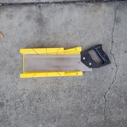 Miter Box and Saw