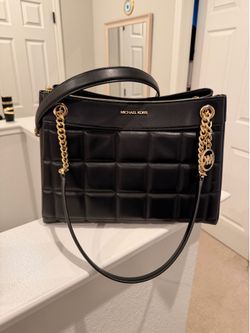 Michael Kors black leather purse brand new