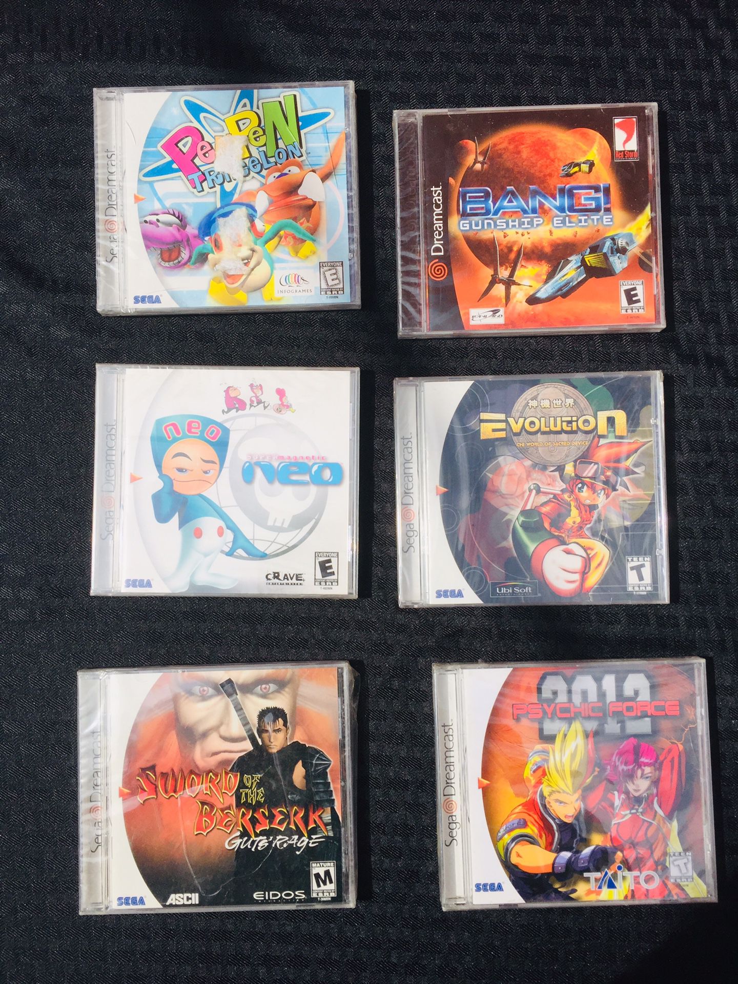 6 Sealed - SEGA Dreamcast Games - $200 Cash