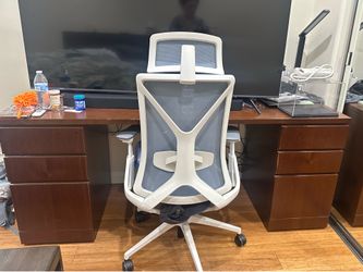 Solid wood desk