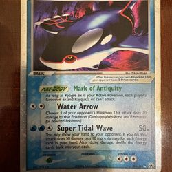 Pokemon Kyogre EX Hidden Legends Vintage Holo Rare 94/101 HP