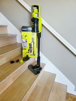 Ryobi ONE+ HP 18V Cordless Pet Stick Vacuum Cleaner Kit with 2.0 Ah Battery and Charger