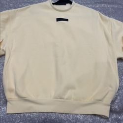 Cream Crewneck  Essential Sweatshirt