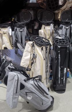 Brand New Sunday Golf Pacific 14-Way Stand Bag - Black (With 6-Can Cooler Bonus)