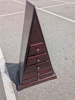 Pyramid Shaped Dresser Chest - Solid Wood