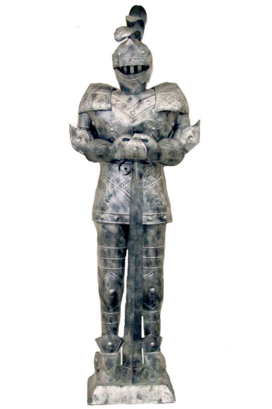 7’ Knight in Shining Armor Statue in Sheet Metal