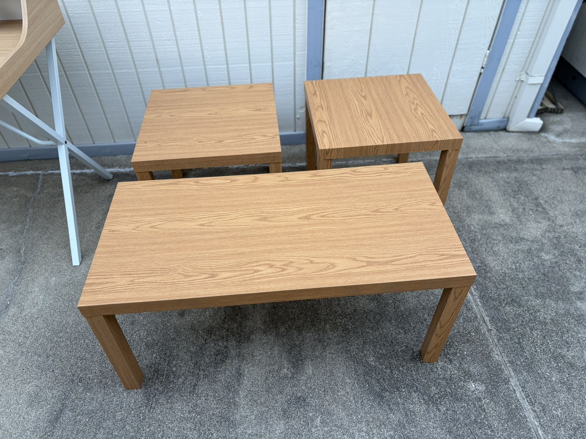 Living Room Table & 2 Side Tables