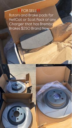 Charger Rotors and brake pads