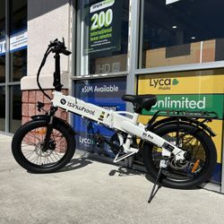 Isinwheel Folding E-Bike 50 Distance Miles 20 Mph