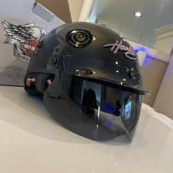 Harley Half Helmet Women Pink Bling New In Box