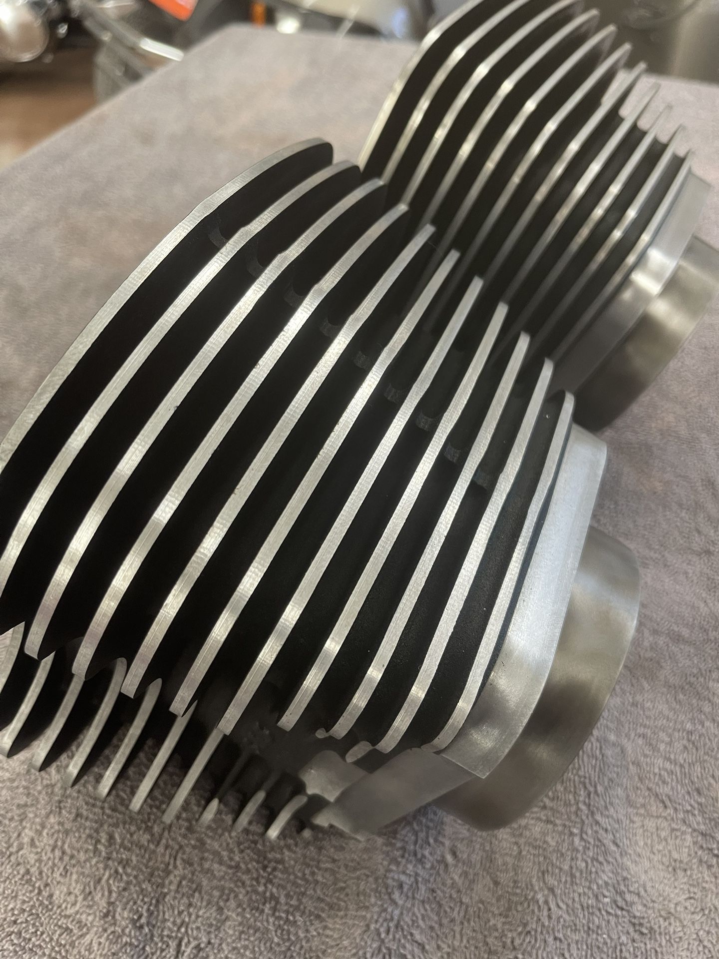 Set of OEM Harley Davidson Cylinders 1(contact info removed), 3.875” Bore. Real nice cores.