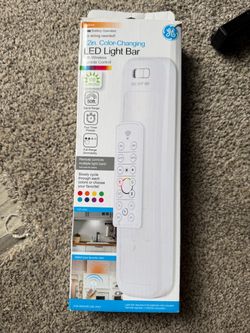 GE 12” Color-Changing LED Light Bar w/ Wireless Remote – NEW