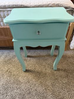 Cute Turquoise Nightstand