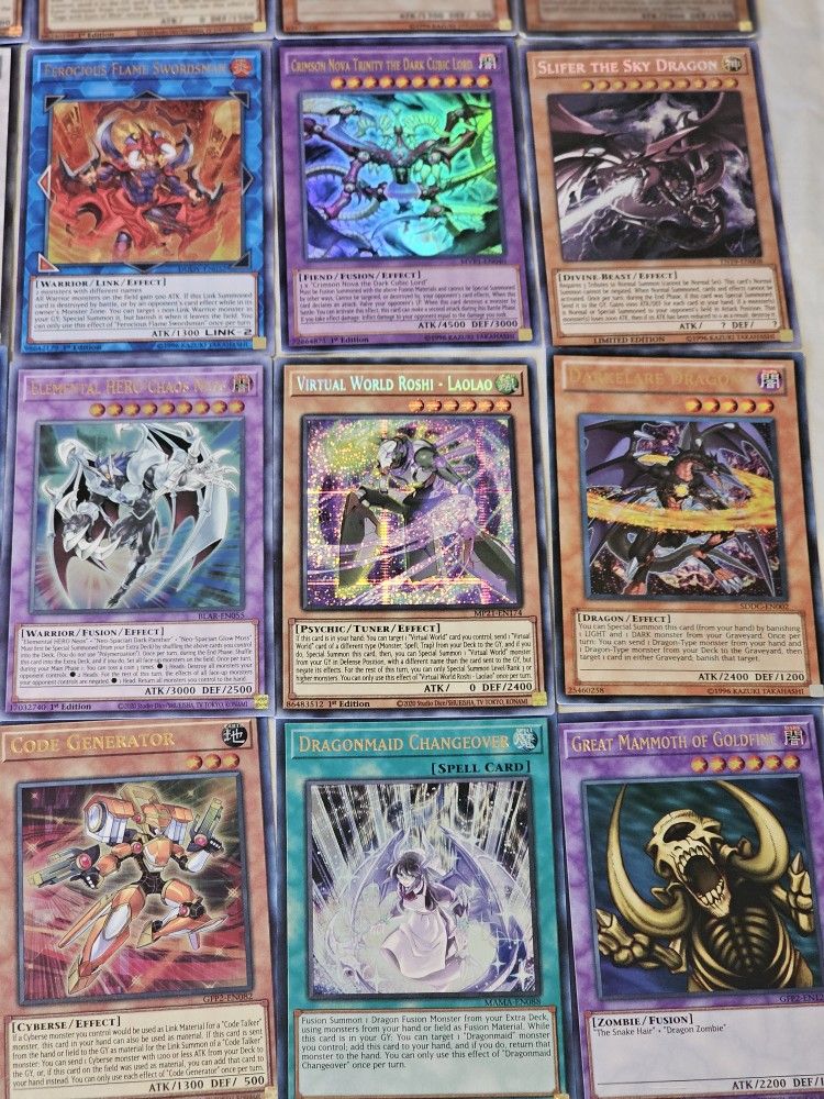 20x Yu-Gi-Oh! Cards - Mixed Set (USED) - Random Assortment for Deck Building