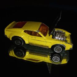 Vintage Yellow Matchbox
