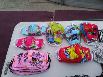 Facemask kids 3$ adults 4$