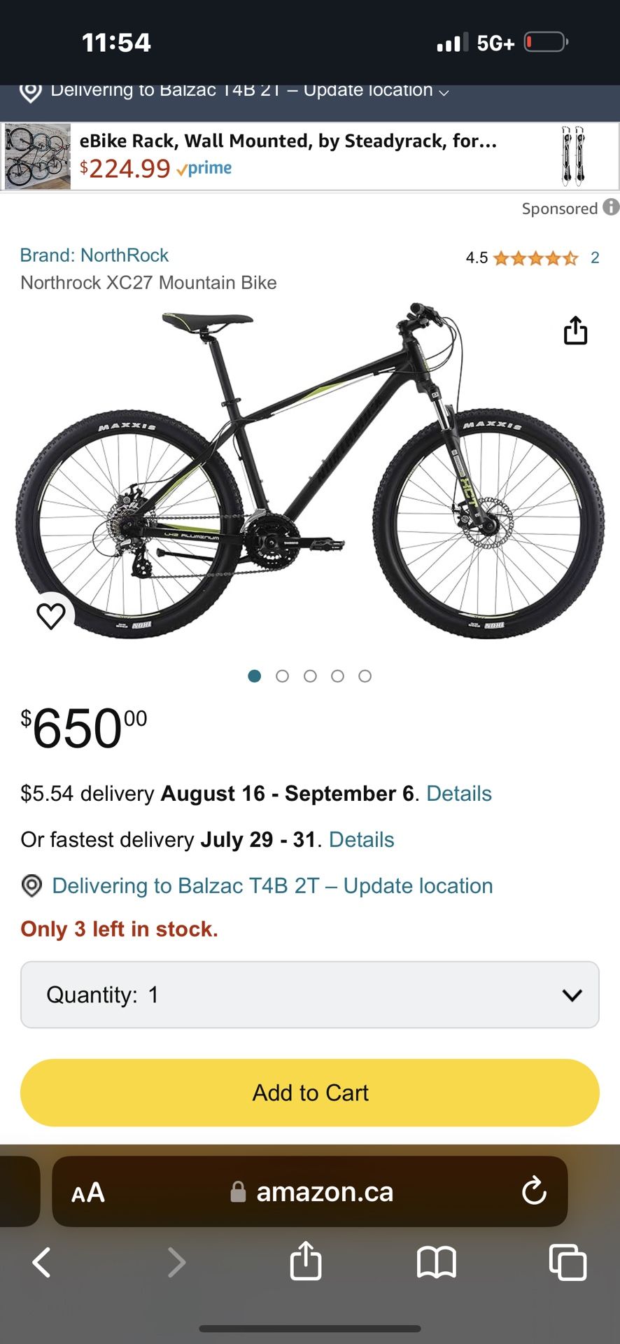 NorthRock XC27 Mountain Bike