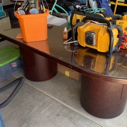 Wooden Glass Table 