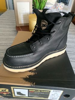 9.5 Irish Setter Ashby black 6” work boots