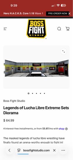 Legends of Lucha Libre Extreme Sets Diorama