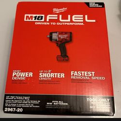 MILWAUKEE FUEL IMPACT WRENCH NEW VERSION HIGH TORQUE 