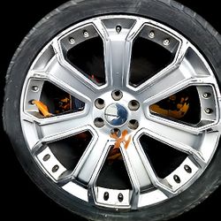 24 Inch GMC Sierra 1500 Or Chevy 1500 Wheels