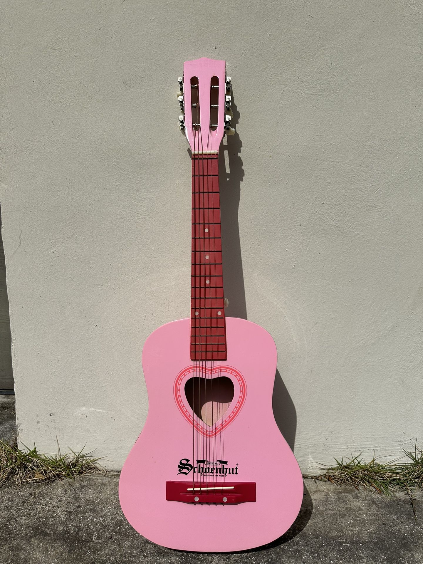Schoenhut Pink Acoustic Guitar
