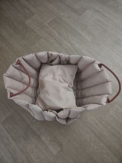 Quilted Dog Car Set/ Carrier Bag