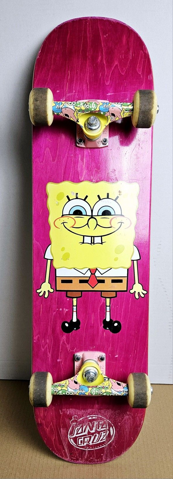 Spongebob Squarepants Santa Cruz Skateboard Deck 8.0 31.6