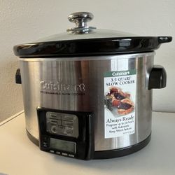 Cuisinart 3.5 Qt Programmable Slow Cooker