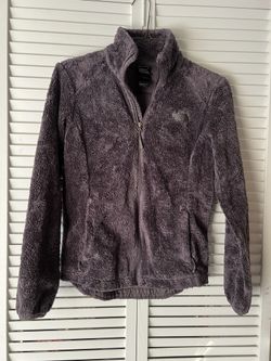 The North Face Womens zip up Fleece Jacket Fuzzy Coat size XS