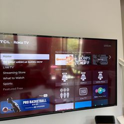 TCL 55” Roku Tv