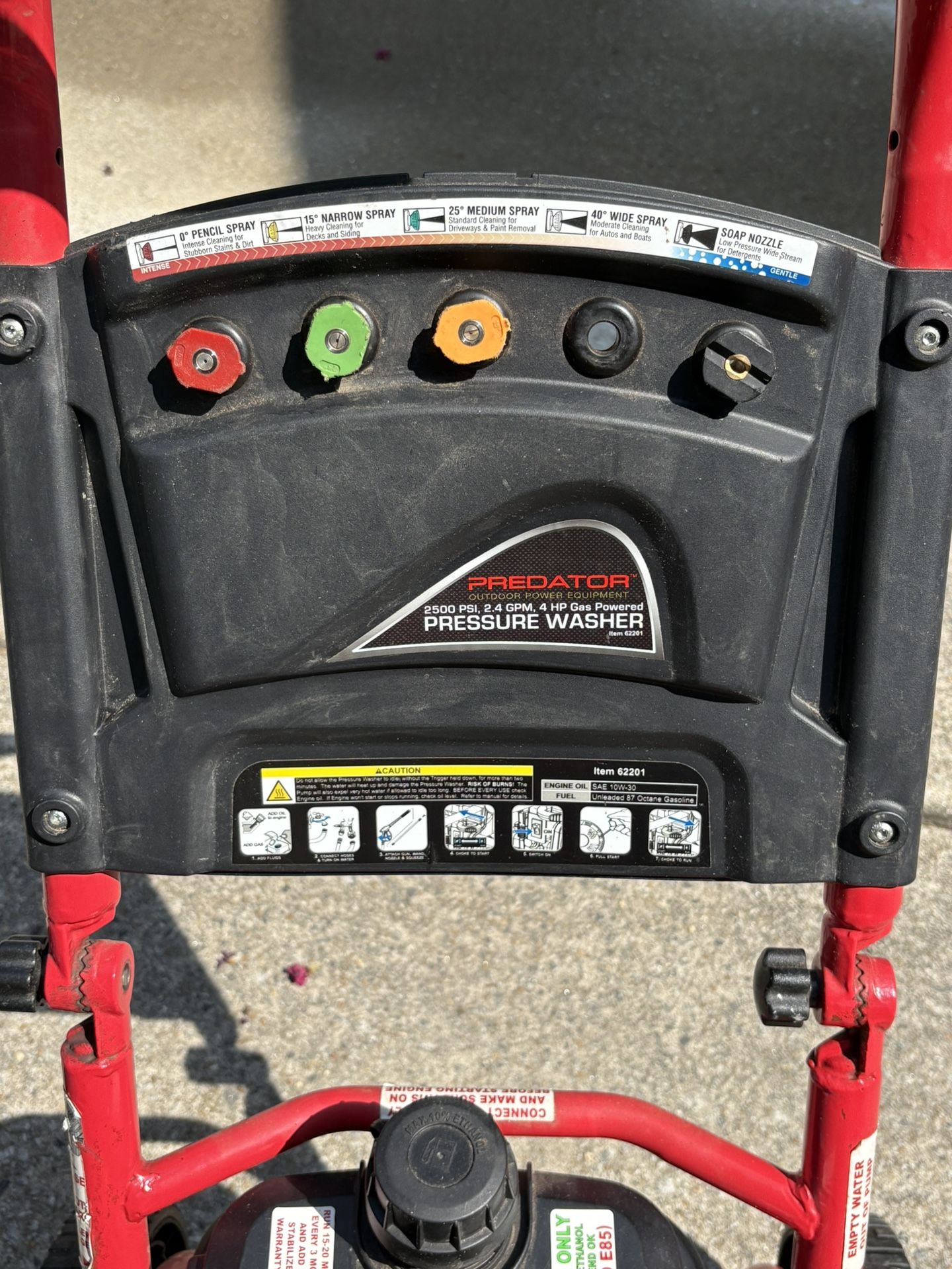Predator pressure Washer 