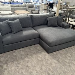 Black Big Sectional Comfy Couch