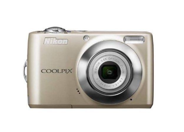 Nikon coolpix L24 14 MP digital camera with 3.6x Nikkor optical with lowerpro camera case
