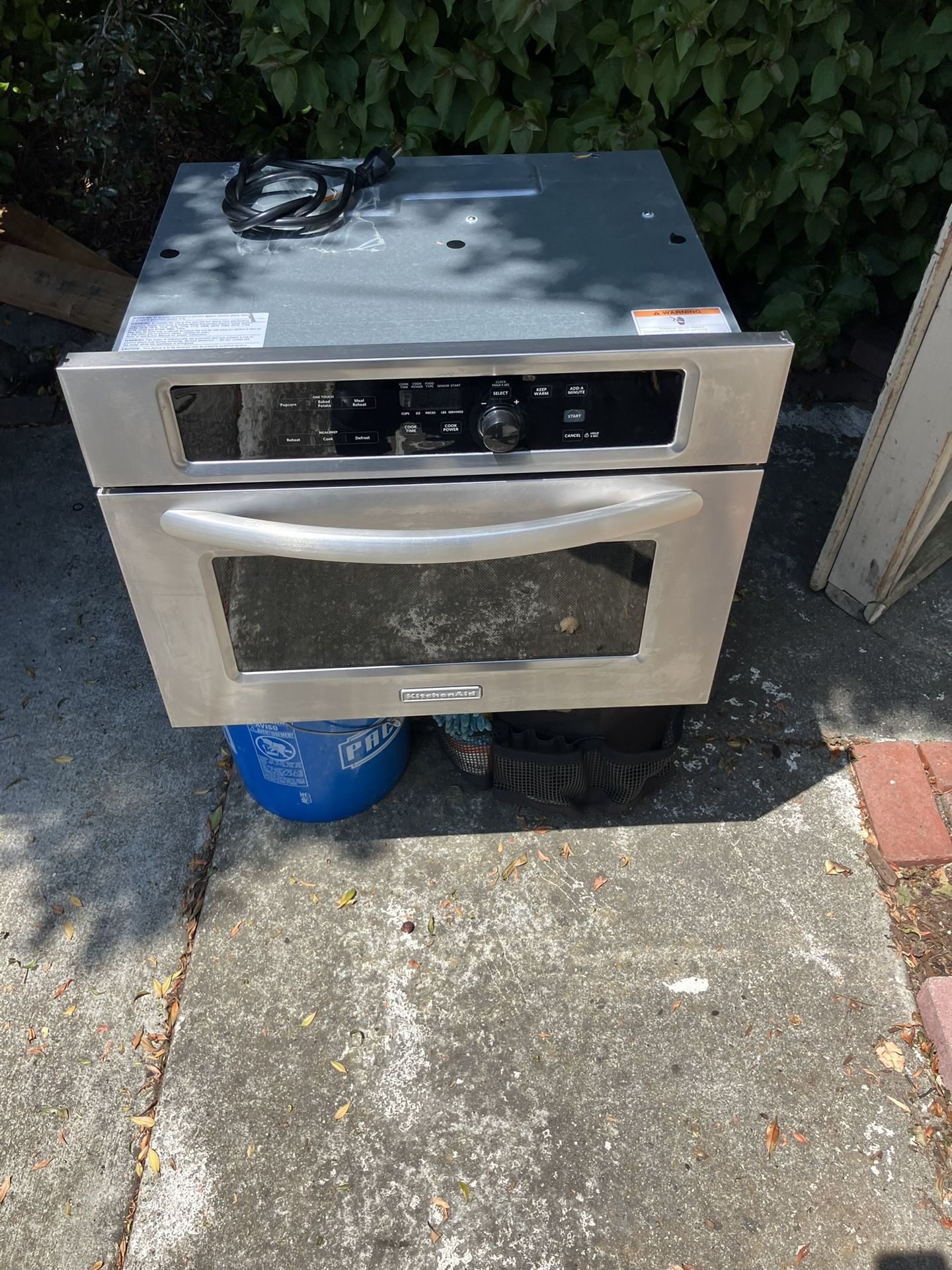 Kitchen Aid Stainless Steel Microwave