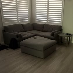 Grey Modular 3 Piece Sofa