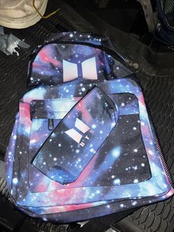 BTS Backpack With Pencil Pouch