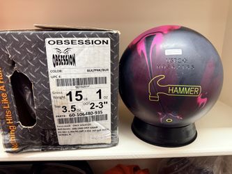 NEW Hammer Obsession Bowling Ball 15lbs