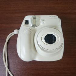 Fujifilm Instax Mini 7s Instant Film Camera White - Tested & Working