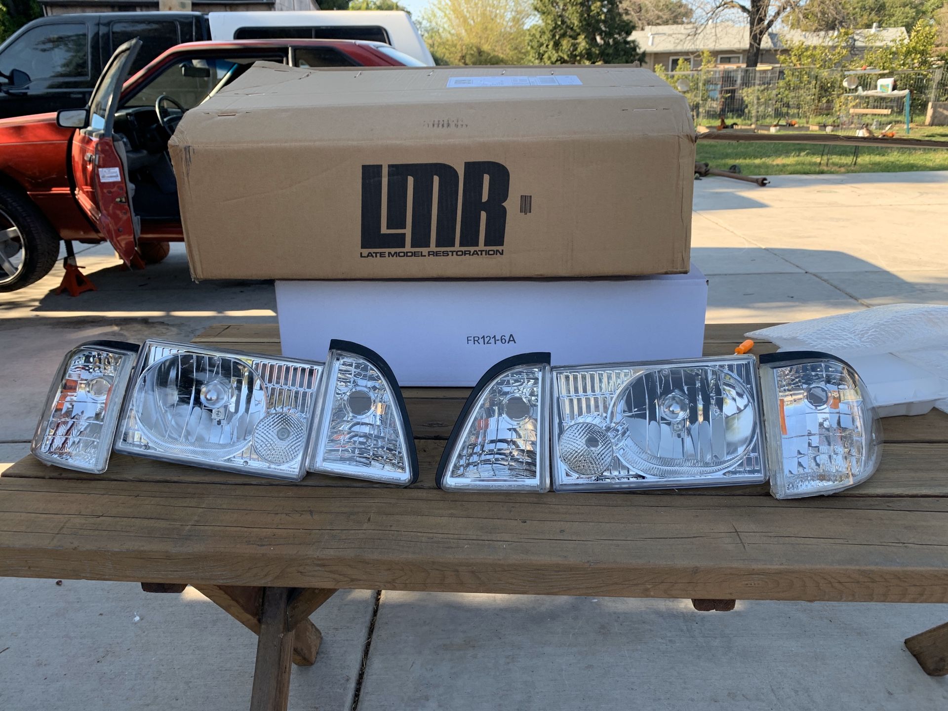 87-93 mustang headlights