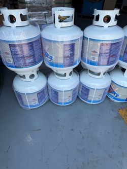 20 lbs. Empty Propane Cylinder with Overflow Protection Device new $40
