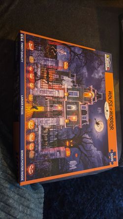 White Mountain House of Horror 1000-Piece Jigsaw Puzzle