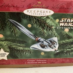 Star Wars Gungan Submarine Lighted Hallmark Ornament