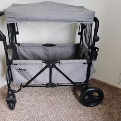 Practically New Jeep Stroller Wagon