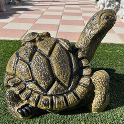 New Turtle Made Out Of Cement Perfect Gift 