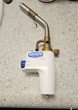 TORCH self ignited with MAPP gas canister