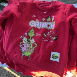 Kids Grinch Sweaters $15